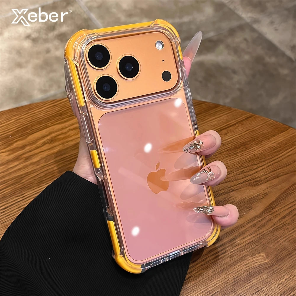 Clear Shockproof Armor Case – Soft TPU with Four-Corner Protection