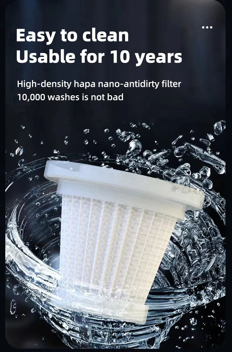 Portable Car Vacuum Cleaner – Strong Suction & Lightweight Design.