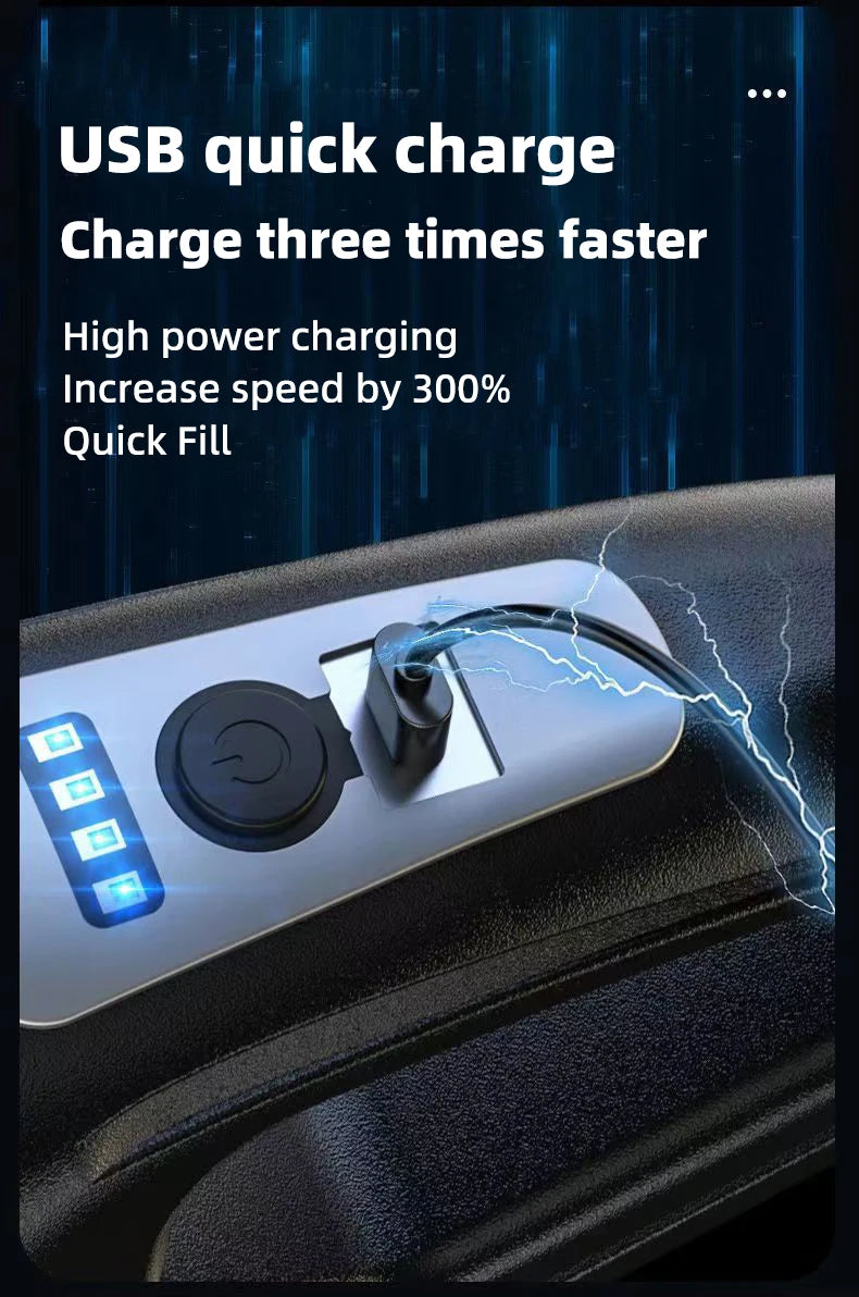 Portable Car Vacuum Cleaner – Strong Suction & Lightweight Design.