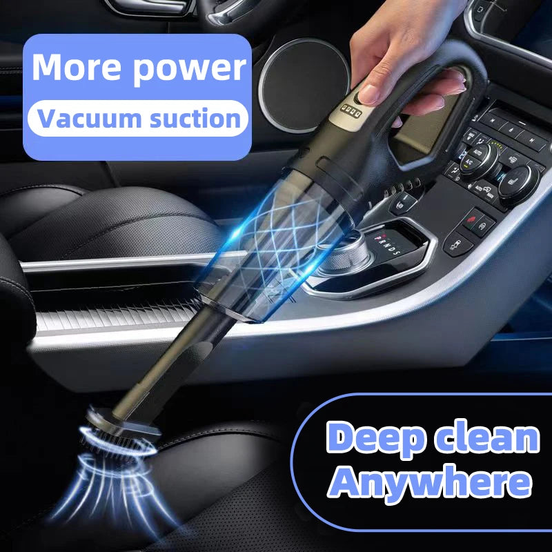 Portable Car Vacuum Cleaner – Strong Suction & Lightweight Design.