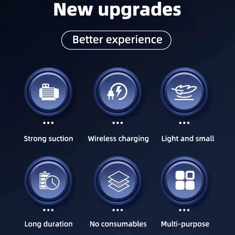 Portable Car Vacuum Cleaner – Strong Suction & Lightweight Design.